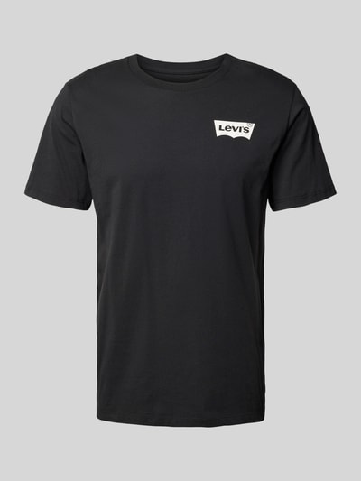 Levi's® T-shirt met labelprint Zwart - 2