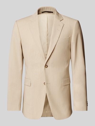 Tiger of Sweden Slim Fit 2-Knopf-Sakko mit Pattentaschen Modell 'Justin' Sand 2