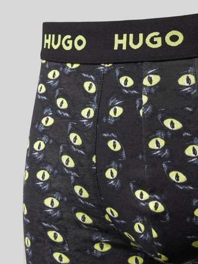 HUGO Boxershort met band met label in een set van 3 stuks Zwart - 2