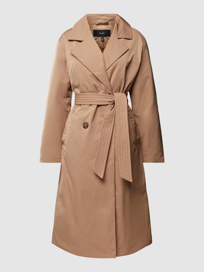 Vero Moda Trenchcoat mit Bindegürtel Modell 'PENCE' Camel 2