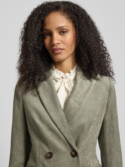 Christian Berg Woman Selection Blazer mit Strukturmuster Khaki 3
