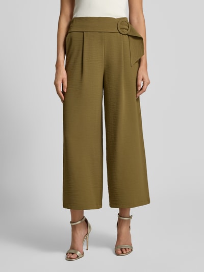 Zero Stoffhose mit französischen Eingrifftaschen Oliv 4