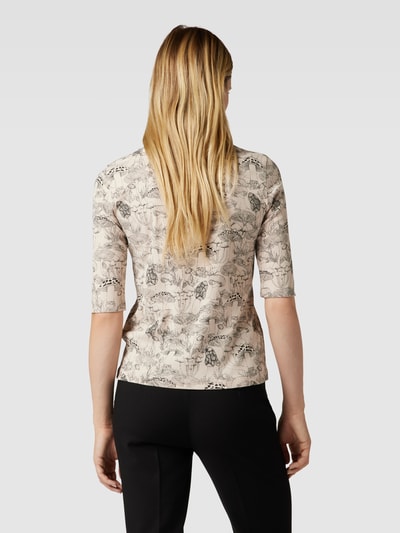 Marc Cain T-Shirt mit Allover-Print Offwhite 5