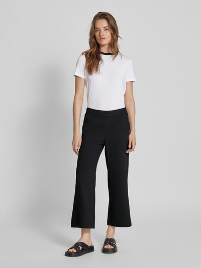 MAC Korte broek in effen design, model 'CHIARA CROPPED' Zwart - 1