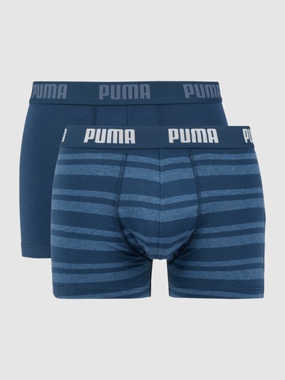 Puma Boxershort met stretch in set van 2 Jeansblauw - 1