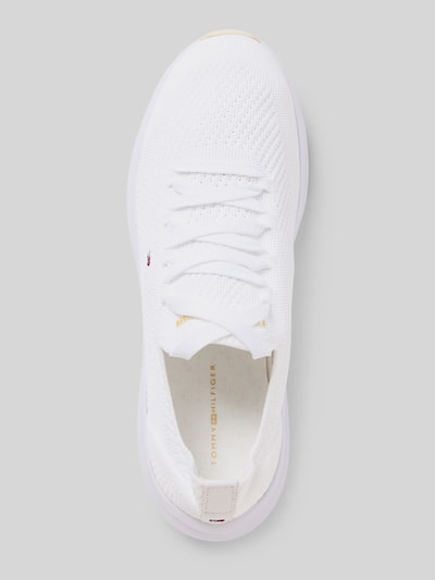 Tommy Hilfiger Low Top Sneaker in Strickoptik Weiss 3