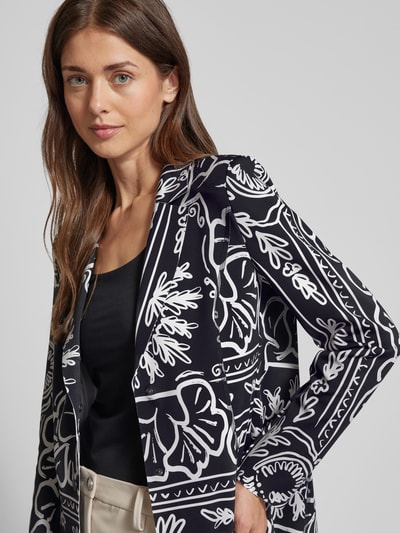 Sportalm Blazer met all-over motief Zwart - 3