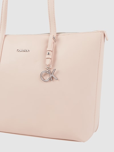 CK Calvin Klein Torba shopper z materiału skóropodobnego  Jasnoróżowy 3