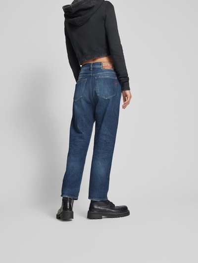 Diesel Straight Fit Jeans mit Gürtelschlaufen Bleu 5