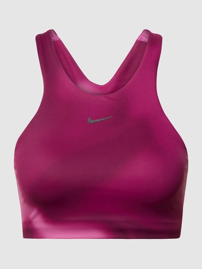 NIKE TRAINING Bustier mit Label-Print Pink 2