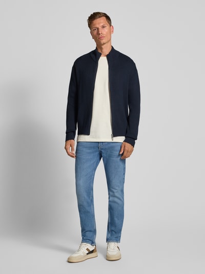 ARMANI EXCHANGE Strickjacke mit Stehkragen Marine 1