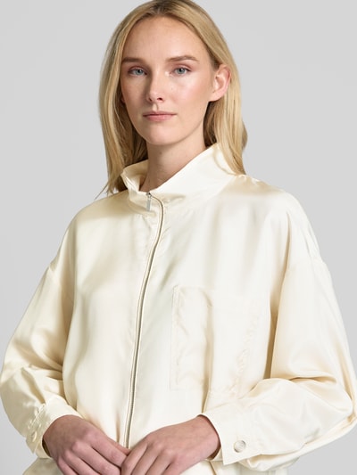 Marella Seidenjacke mit Stehkragen Modell 'PRESIDE' Offwhite 3