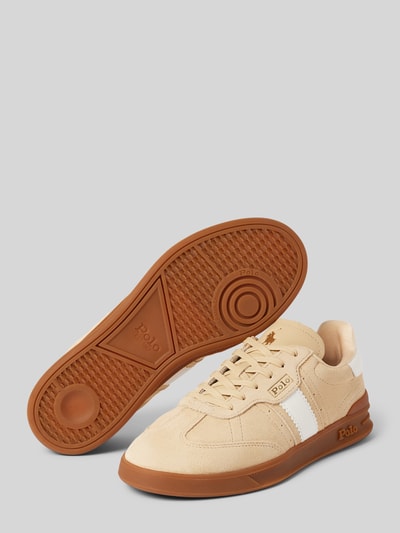 Polo Ralph Lauren Sneaker aus echtem Leder Modell 'Aera' Beige 4