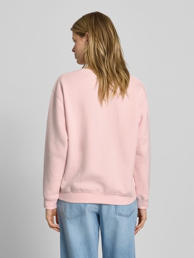 Levi's® Sweatshirt mit Label-Stitching und Rundhalsausschnitt Rose 5
