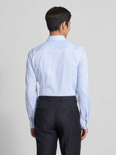 BOSS Slim Fit Businesshemd aus Baumwoll-Mix Modell 'HANK' Bleu 5