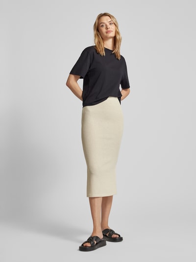 Soyaconcept Midirok met elastische band, model 'Delia' Zand - 1