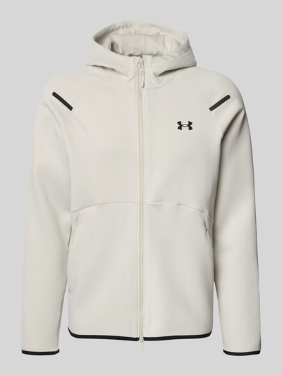 Under Armour Sweatjack met tweewegsritssluiting, model 'Unstoppable' Offwhite - 2
