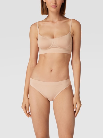 Calvin Klein Underwear Bustier met haakjessluiting, model 'UNLINED' Zand - 1