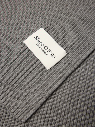 Marc O'Polo Schal aus reiner Baumwolle Mittelgrau Melange 2