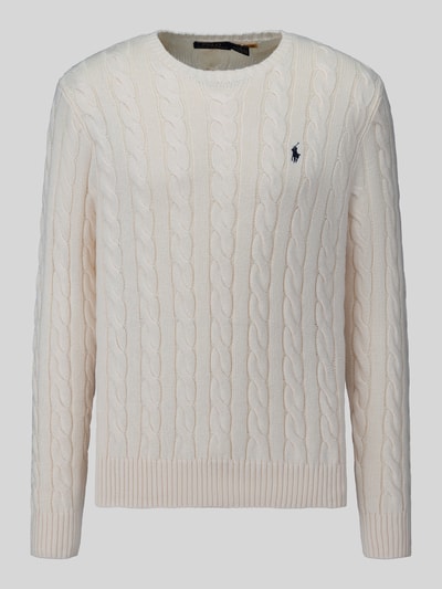 Polo Ralph Lauren Pullover mit Logo-Stitching Offwhite 2