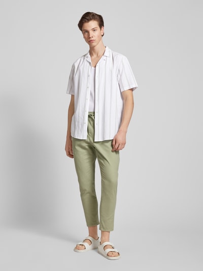 Only & Sons Regular fit vrijetijdsoverhemd met reverskraag, model 'CASEY' Offwhite - 1