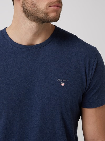 Gant Regular Fit T-Shirt mit Logo-Stickerei  Jeansblau 3