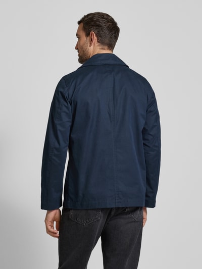 Marc O'Polo Regular Fit Cabanjacke aus wasserabweisendem Material mit Baumwoll-Anteil Marine 5