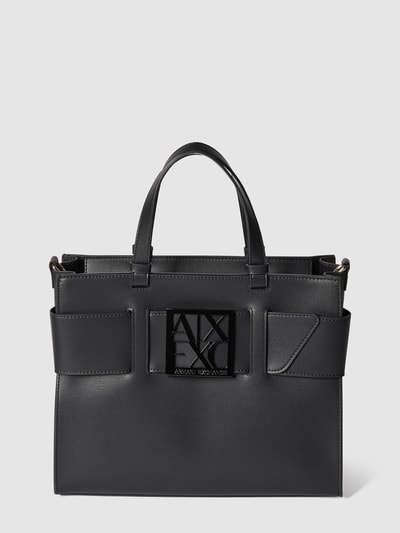 ARMANI EXCHANGE Handtasche mit Label-Detail Black 2