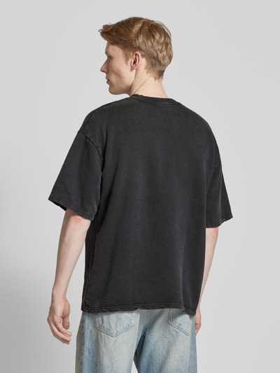 REVIEW T-Shirt mit Label-Print Black 5