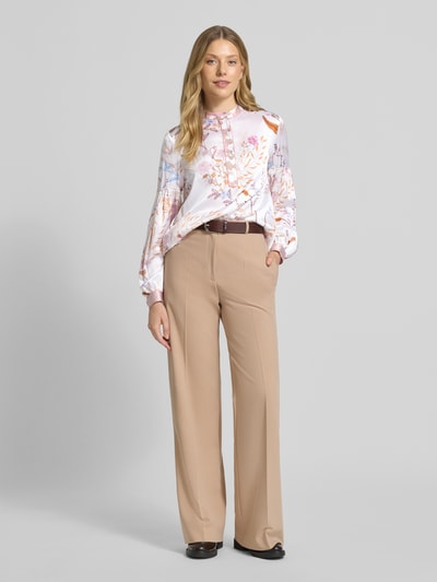 Herzensangelegenheit Regular Fit Seidenbluse mit Knopfleiste Modell 'Sienna' Offwhite 1