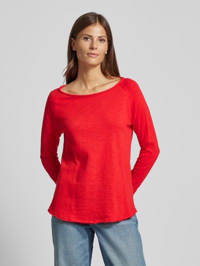 Rich & Royal Longsleeve mit Rollsaum Rot 4