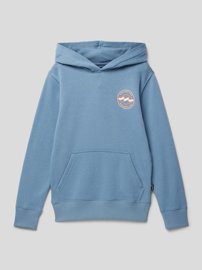 Billabong Hoodie met logoprint op de achterkant, model 'FOUNDATION PO' Rookblauw - 1