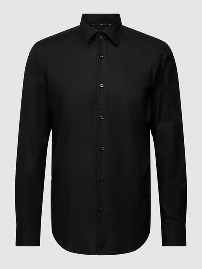 BOSS Regular Fit Business-Hemd mit Kentkragen Modell 'Joe' Black 2
