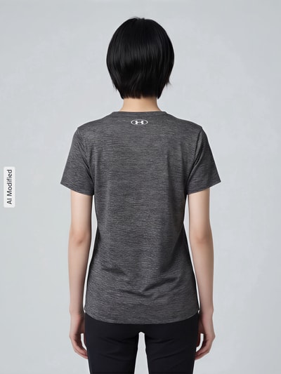 Under Armour Regular Fit Sport-T-Shirt mit LOGO-Print Modell 'Tech SSV- Twist' Black 5