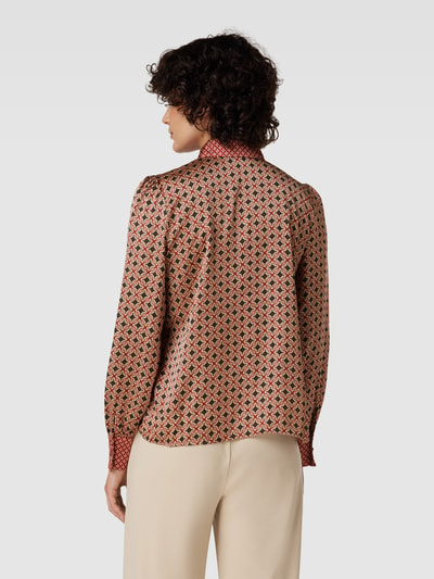 Jake*s Collection Blouse met all-over motief Kersenrood - 5