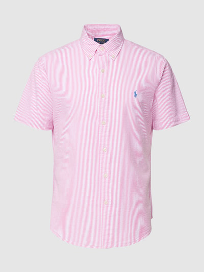 Polo Ralph Lauren Freizeithemd mit Streifenmuster und Button-Down-Kragen Rosa 2