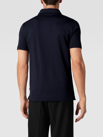 BOSS Poloshirt met merkopschrift Donkerblauw - 5