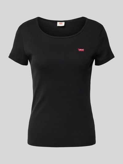 Levi's® T-Shirt mit geripptem Rundhalsausschnitt im 2er-Pack Black 1