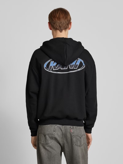 KARL KANI Oversized sweatjack met capuchon Zwart - 5
