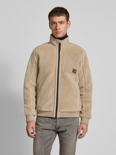 PME Legend Sherpa Jacket mit Brusttasche Offwhite 4