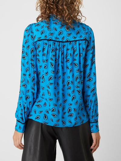 POM Amsterdam Blouse van viscose  Lichtblauw - 5