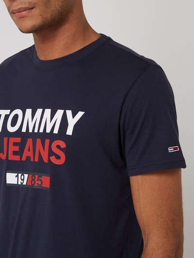 Tommy Jeans T-Shirt aus Organic Cotton Dunkelblau 3