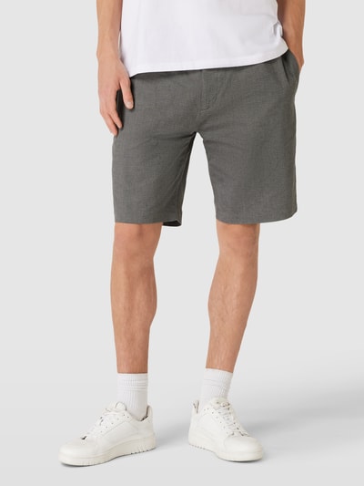Tom Tailor Denim Regular Fit Bermudas mit Gesäßtasche Modell 'yarn' Anthrazit 4