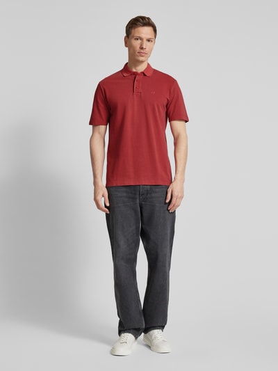 ARMANI EXCHANGE Poloshirt met korte knoopsluiting Rood - 1