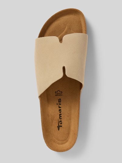 Tamaris Sandały ze skóry Piaskowy 3