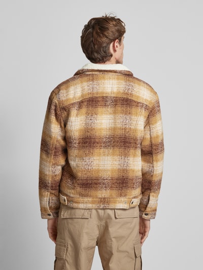 Levi's® Sherpa Jacket mit Kentkragen Modell 'PLAID' Beige 5