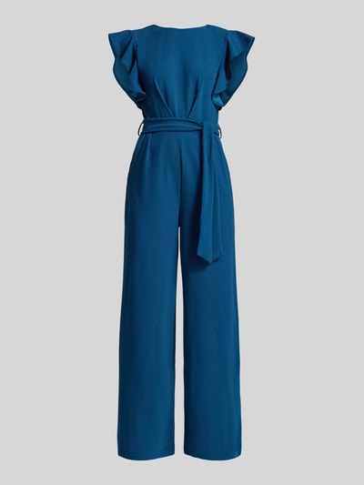 Apricot Jumpsuit mit Rüschen Petrol 2