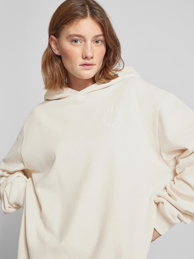 Hugo Blue Oversized Hoodie mit Statement-Print Beige 3