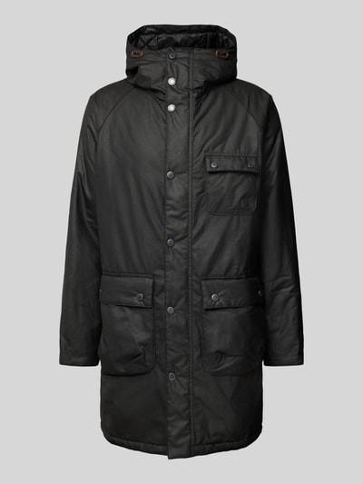 Barbour Kurtka z kieszeniami z patką model ‘WINTER WAX’ Czarny 2