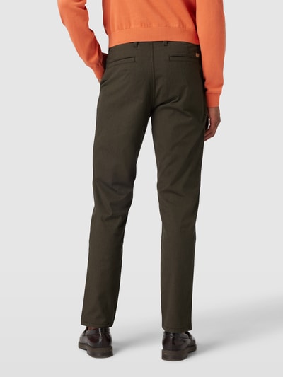 BOSS Orange Tapered fit chino met paspelzakken Mintgroen - 5